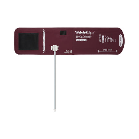 Welch Allyn REUSE-12-1SC FlexiPort Reusable Blood Pressure Cuff with Screw Type Connector, Size 12