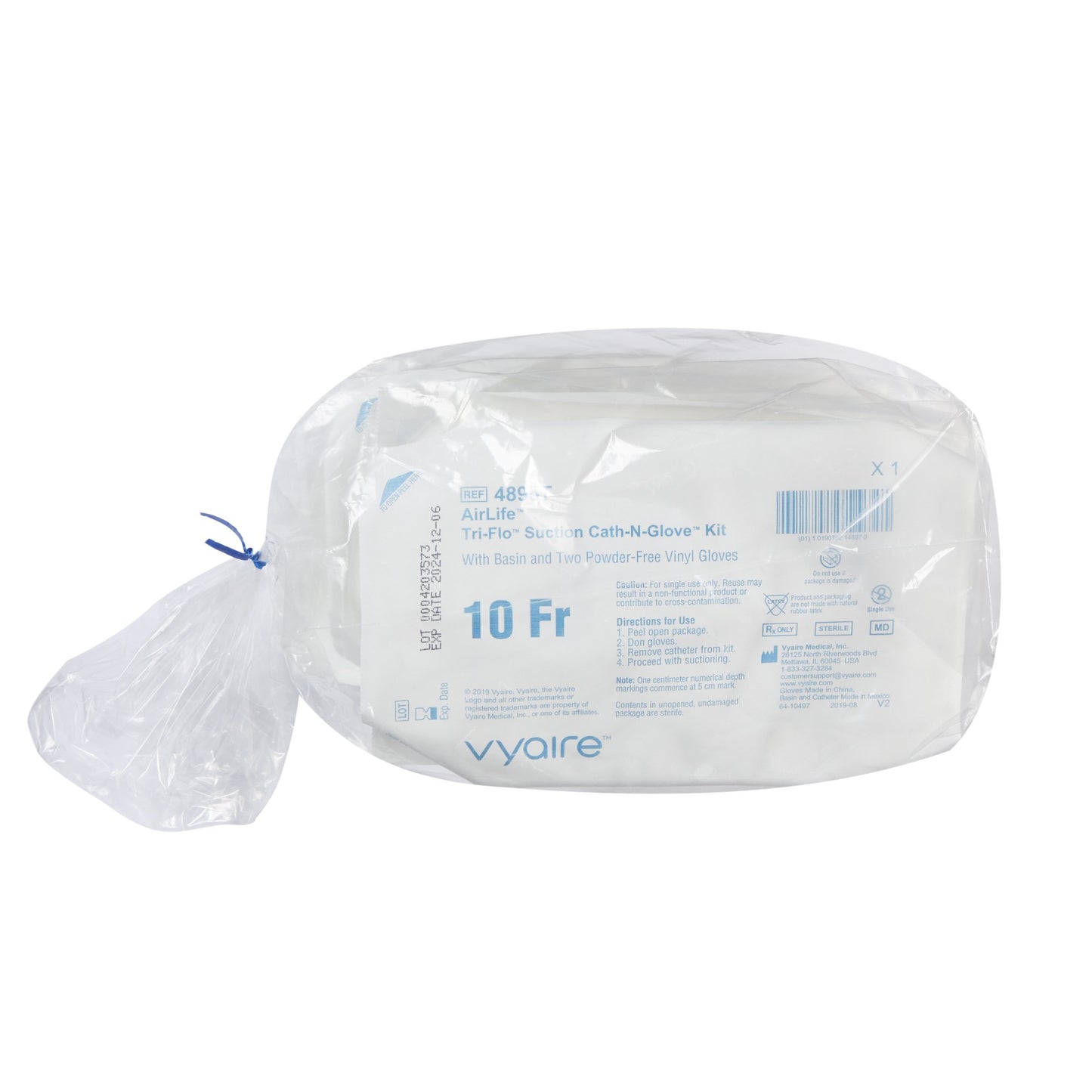 AirLife® Cath-N-Glove® Suction Catheter Kit, 10 Fr.