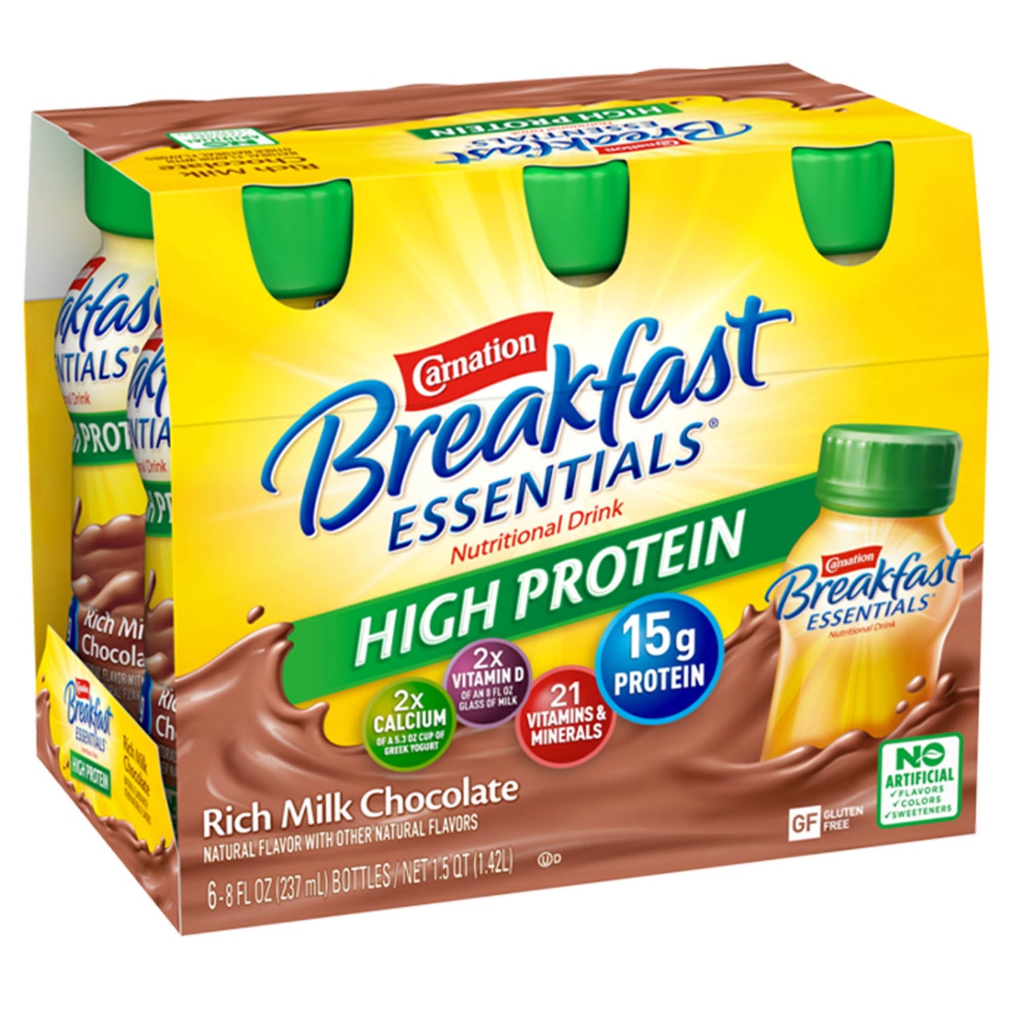 Carnation Breakfast Essentials® High Protein Chocolate Nutritional Drink, 8-oz.