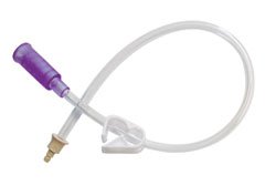 Applied Medical Technology Inc 6-1211 AMT Mini Classic Straight Connector with Bolus Adapter, 12 Inch