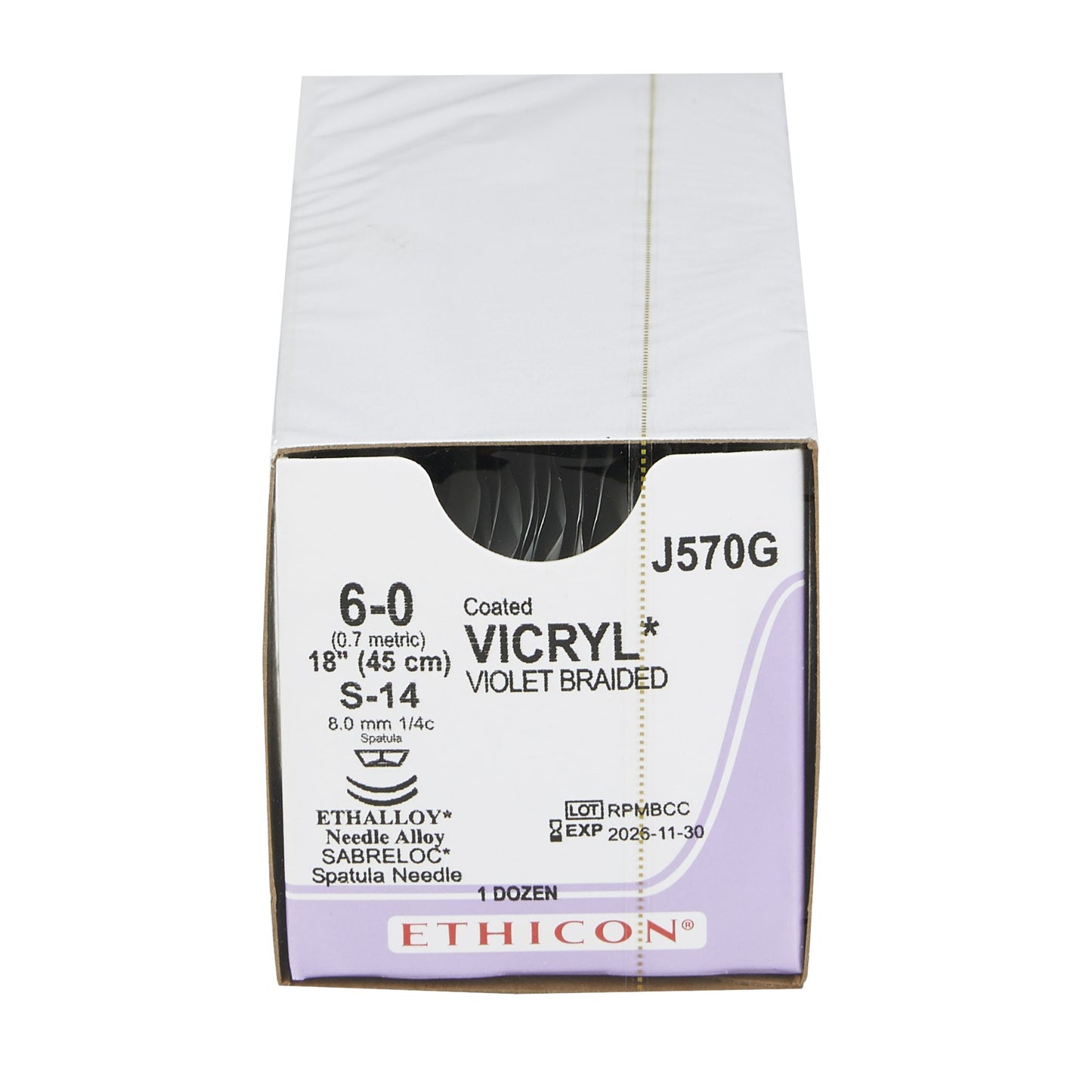 Coated Vicryl™ Suture with Needle