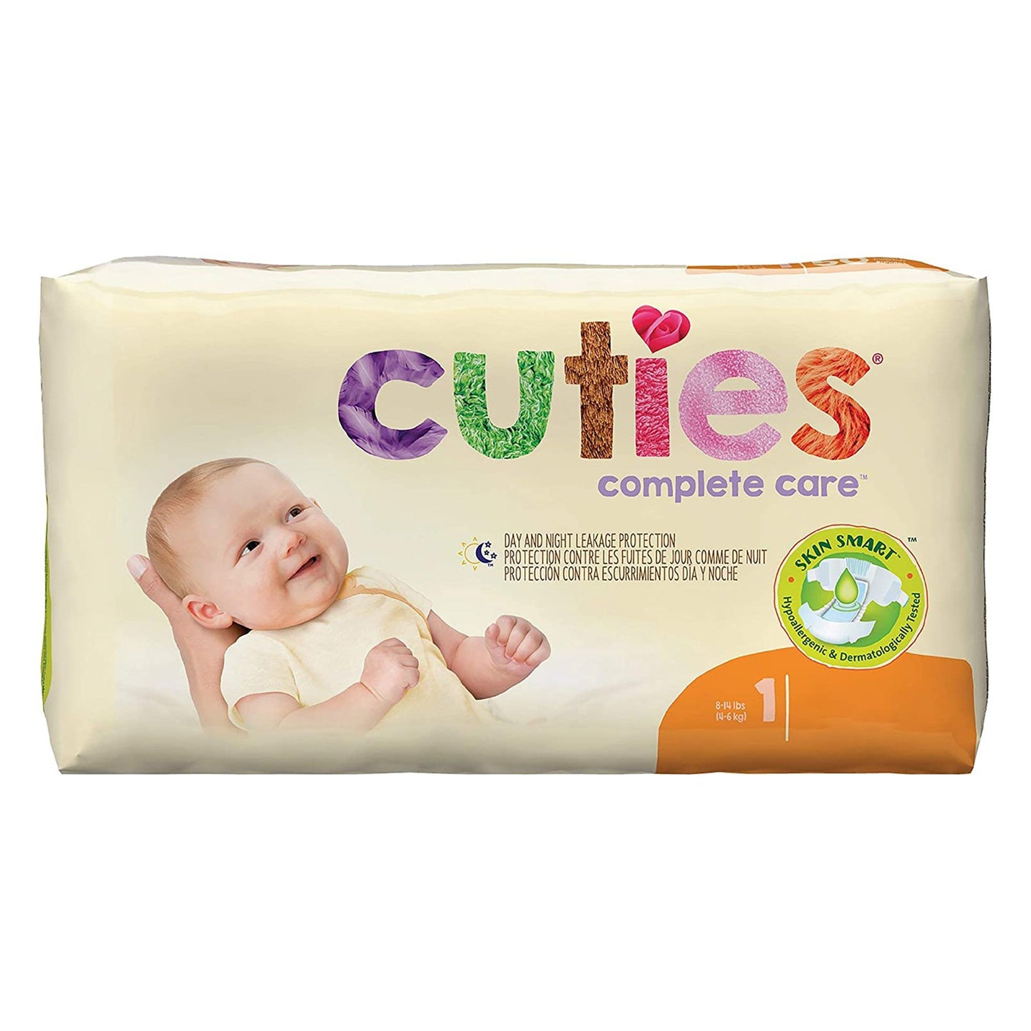 Cuties® Complete Care Diapers, Size 1