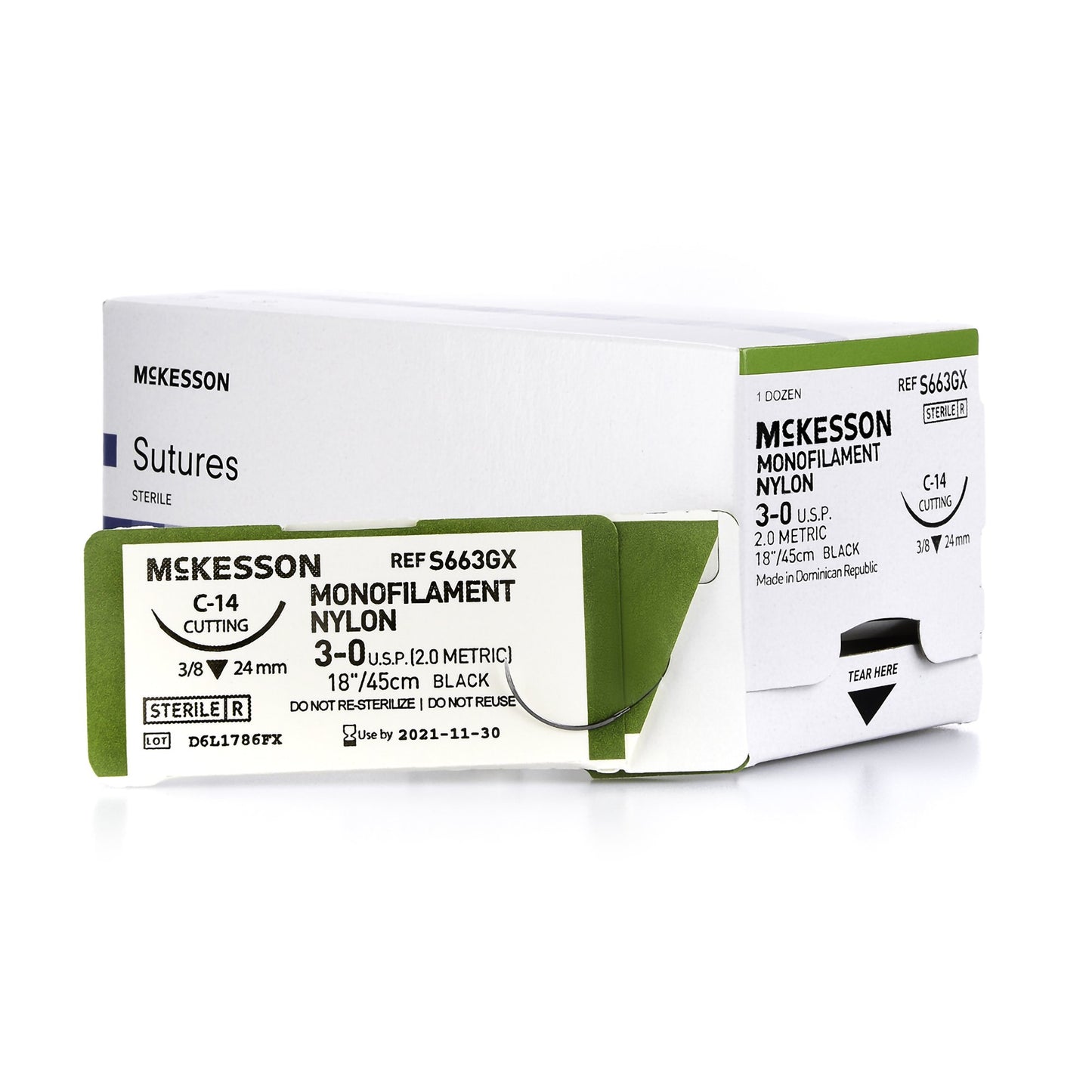 McKesson Suture with C-14 Needle