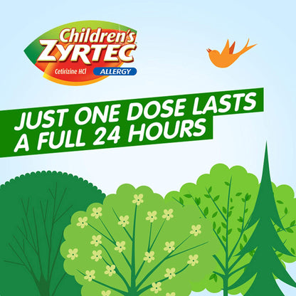 Children's Zyrtec Cetirizine Allergy Relief