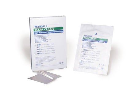 Cardinal 1111 Telfa Clear Nonadherent Dressing, 4 x 5 Inch