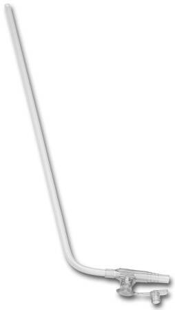 Suction Tube Handle with Tubing Rigid Type Open Tip Yankauer Style Chimney Control Vent 18 Fr. Sterile