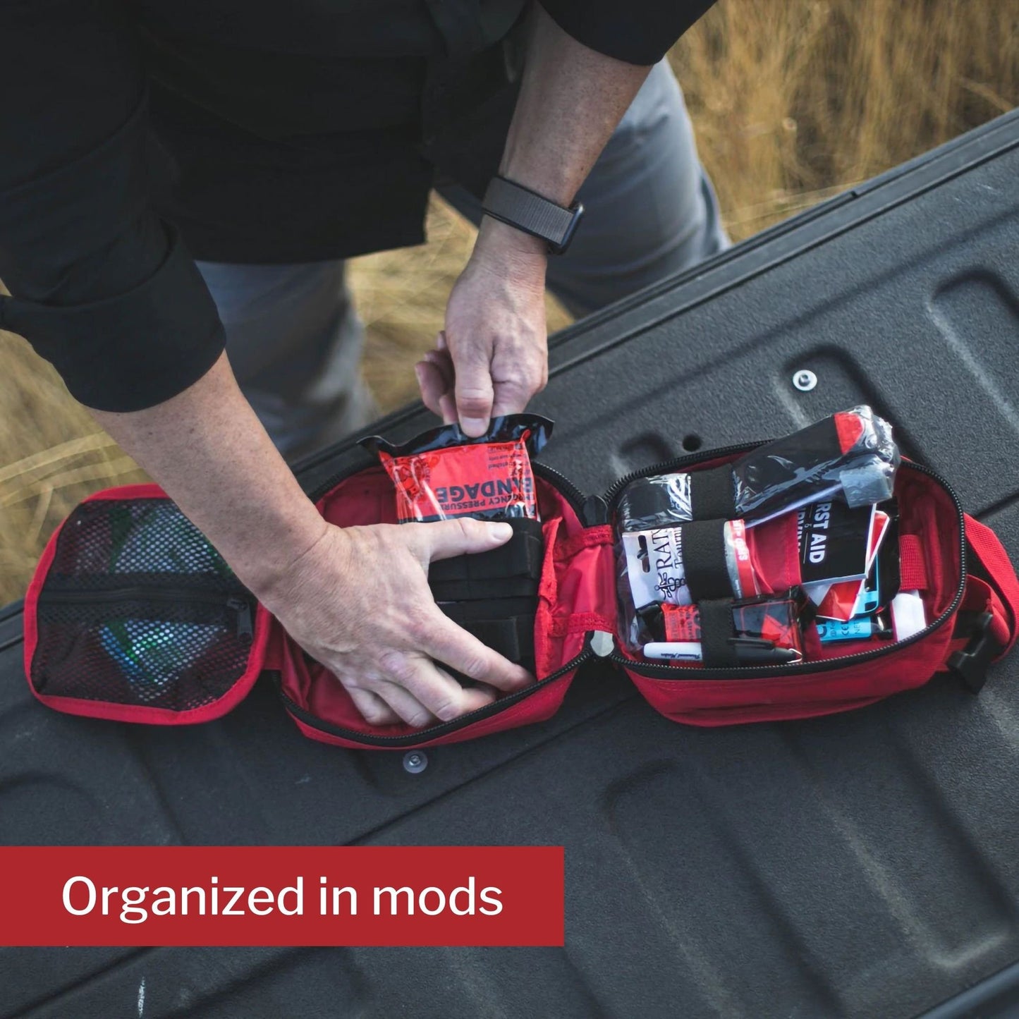 My Medic MYFAK First Aid Kit, Medical Supplies for Survival, Red