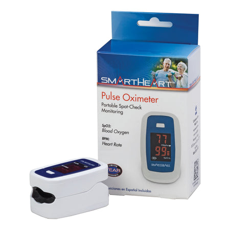 Veridian Healthcare LLC 11-50K SmartHeart Fingertip Pulse Oximeter for Blood Oxygen Saturation, Economy