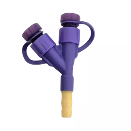 Cardinal 8884752042E Y-Port/PEG Adapter with ENFit Connector Kangaroo 20 Fr., 6.7 mm, Yellow, NonSterile