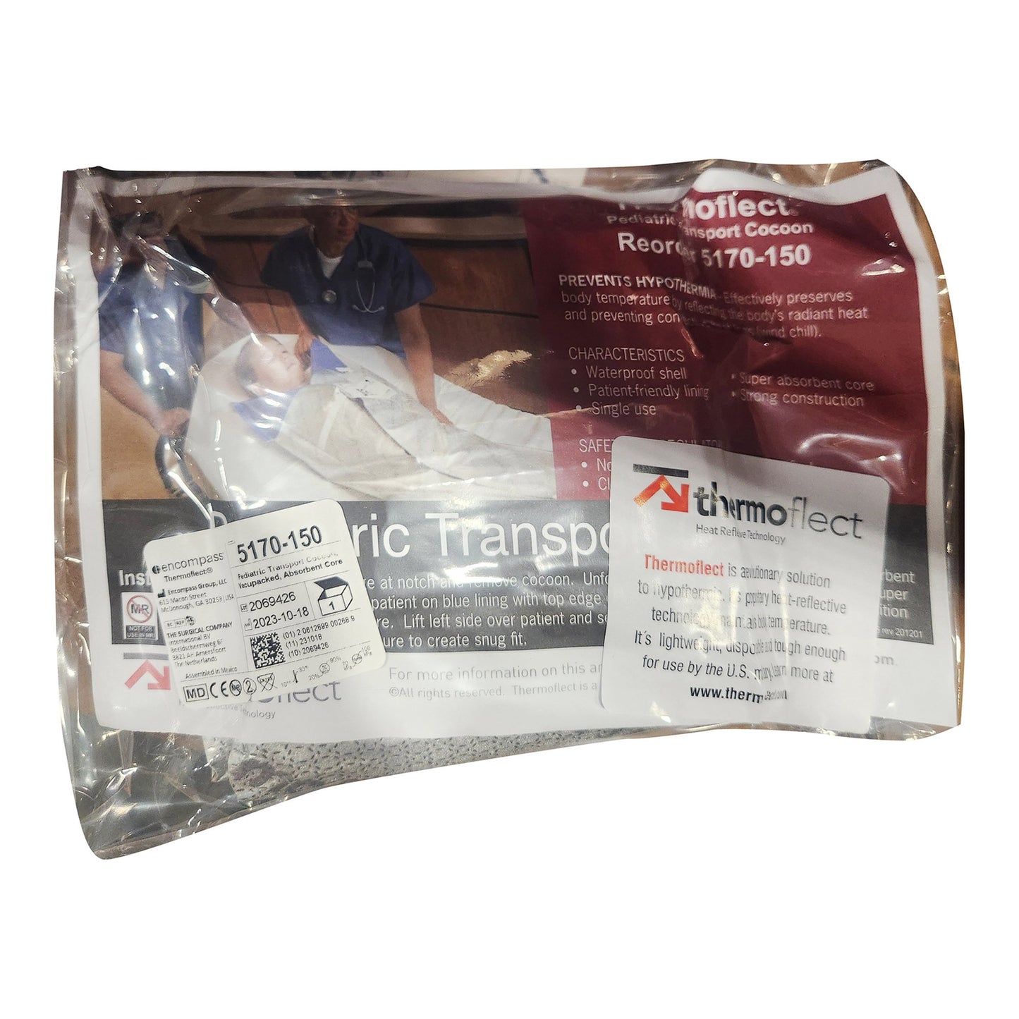Thermoflect® Transport Cocoon™ Heat Reflective Blanket, Pediatric Size