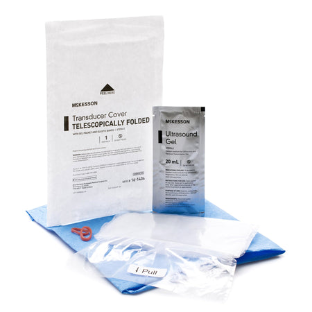 McKesson 16-1404 Telescopically Folded Transducer Cover, 6 x 33 Inch