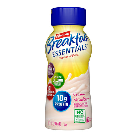 Nestle Healthcare Nutrition 50000415809 Carnation Breakfast Essentials Strawberry Nutritional Drink
