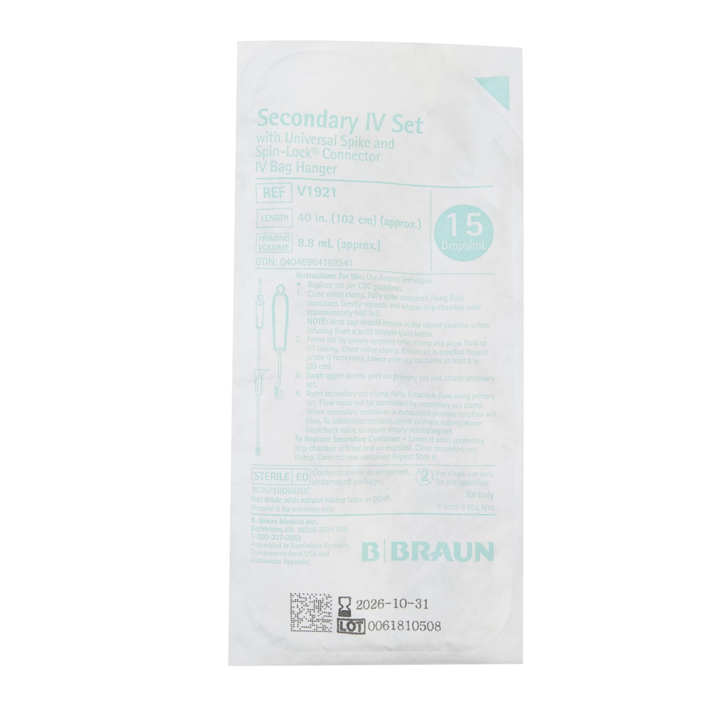 B. Braun Secondary Set