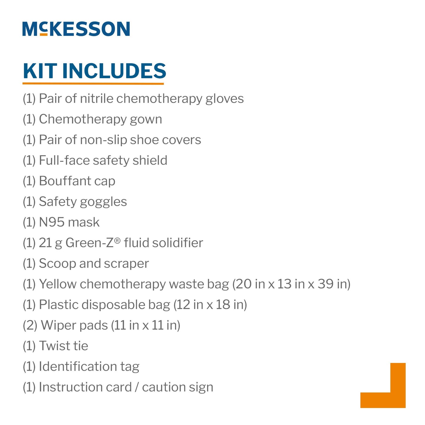 Chemotherapy Spill Kit McKesson