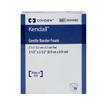 Kendall™ Gentle Foam, 5.1 x 5.1 centimeter pad, 8.9 x 8.9 centimeter