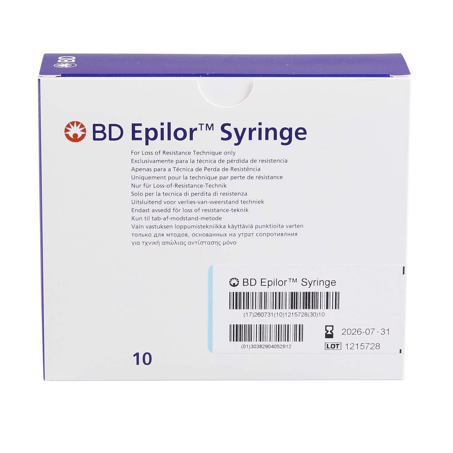 Epilor™ LOR Syringe, 7 mL