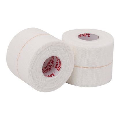 Athletic Tape Mueller® Stretch MTape Premium White 2 Inch X 5 Yard Elastic Adhesive NonSterile
