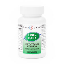 Geri-Care® One-Daily Multivitamin Supplement with Iron Tablets