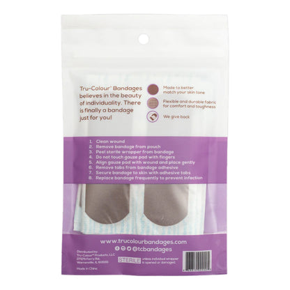 TruColour® Dark Brown Adhesive Strip, 1 x 3 Inch