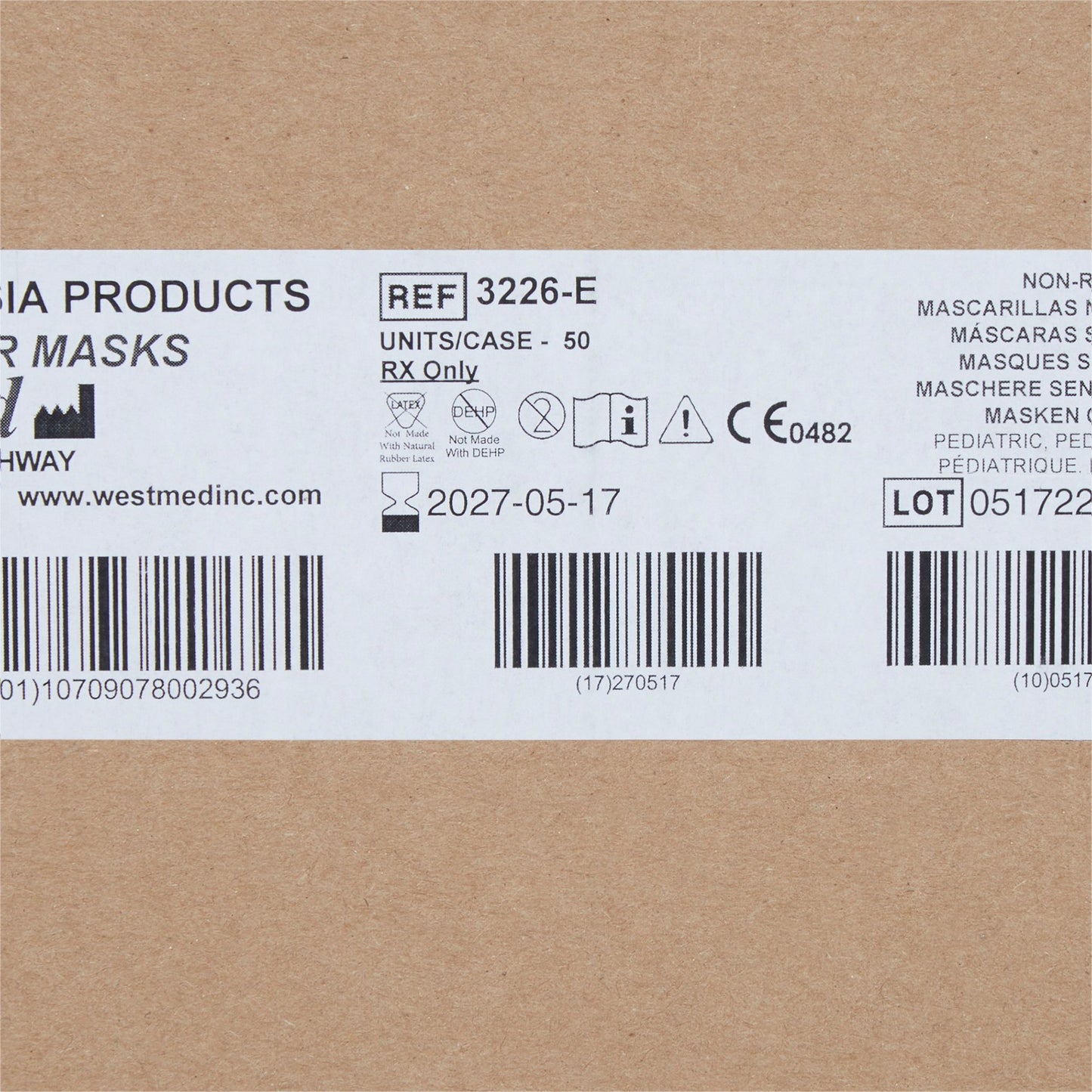 McKesson Non-Rebreather Oxygen Mask, Pediatric