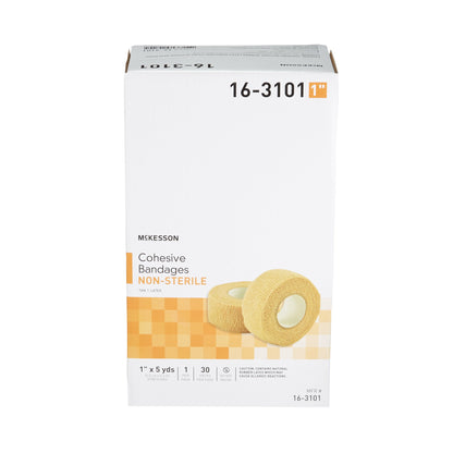 McKesson Self-adherent Closure Cohesive Bandage, 1 Inch x 5 Yard