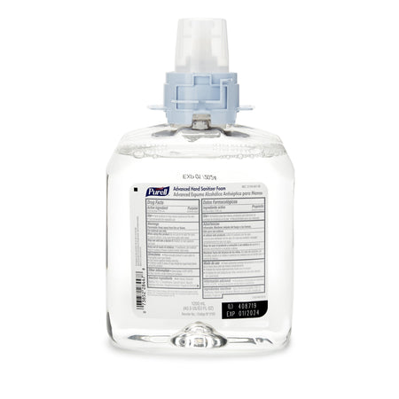 Hand Sanitizer Purell® Advanced 1,200 mL Ethyl Alcohol Foaming Dispenser Refill Bottle