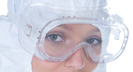 Ansell BCGS1 Protective Goggles BioClean Clearview Anti-fog / Anti-scratch Coating Clear Tint Polycarbonate