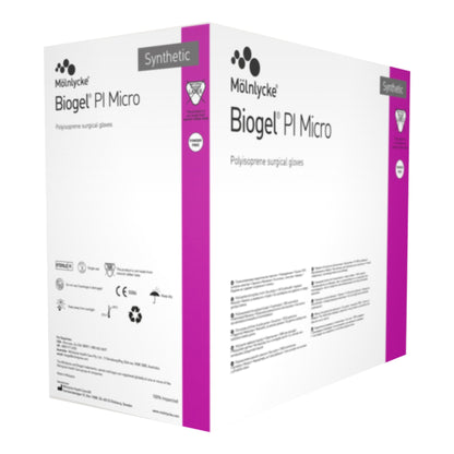Biogel 48565 PI Micro Polyisoprene Surgical Glove, Size 6.5, Straw, Chemo Approved Molnlycke 48565