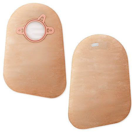 Hollister 18374 New Image 2-Piece Beige Ostomy Pouch, Pre-cut to Fit 70 Stomas, Blue