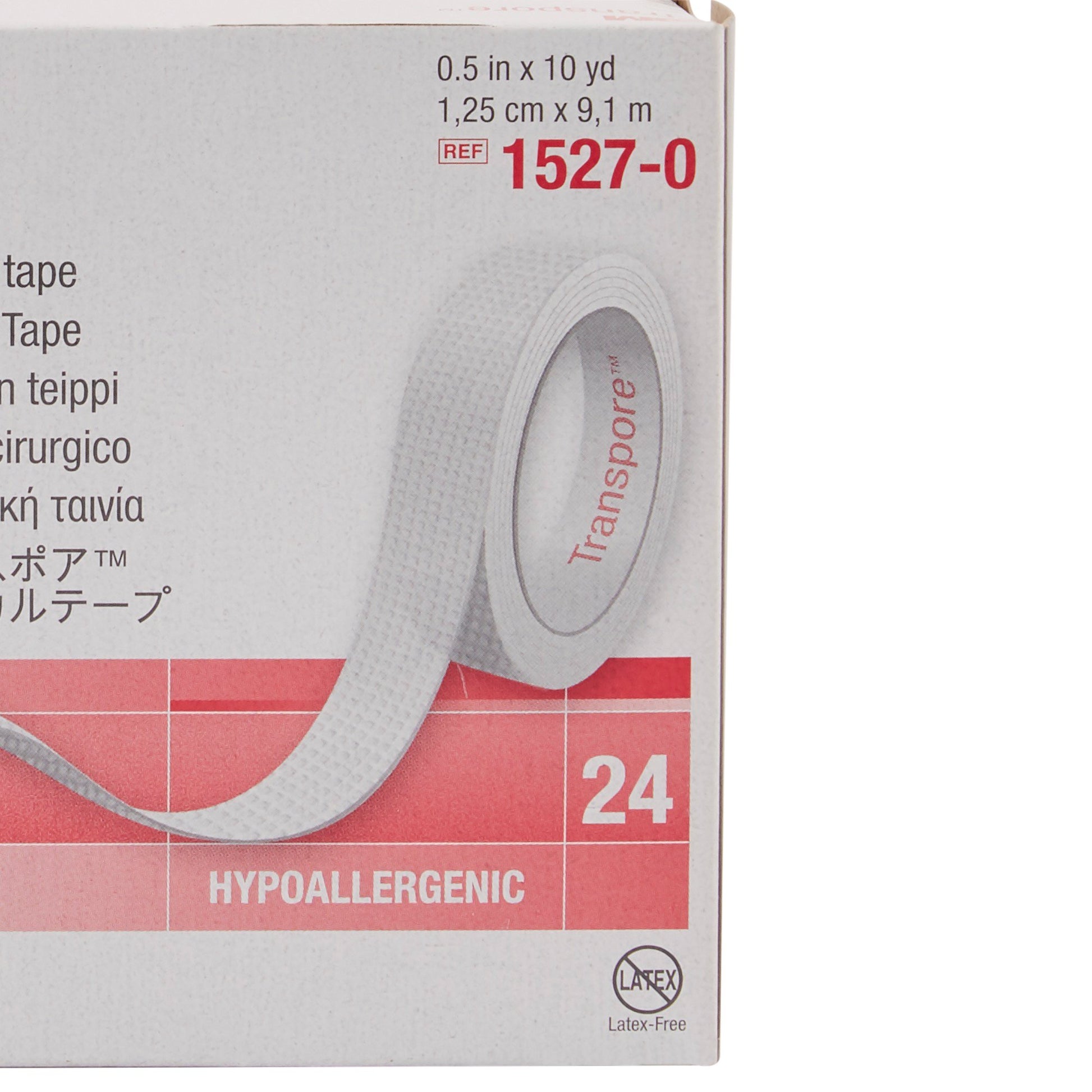 3M Transpore Plastic Medical Tape, 1/2 Inch x 10 Yard, Transparent by Solventum Corporation product image - view 6