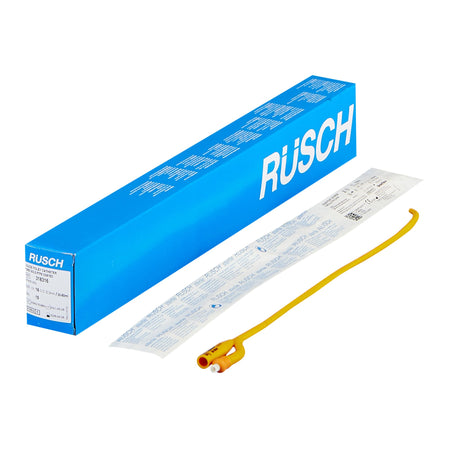 Teleflex 318316 Medical PureGold Foley Catheter, 16 Fr 30 cc Coude Tip