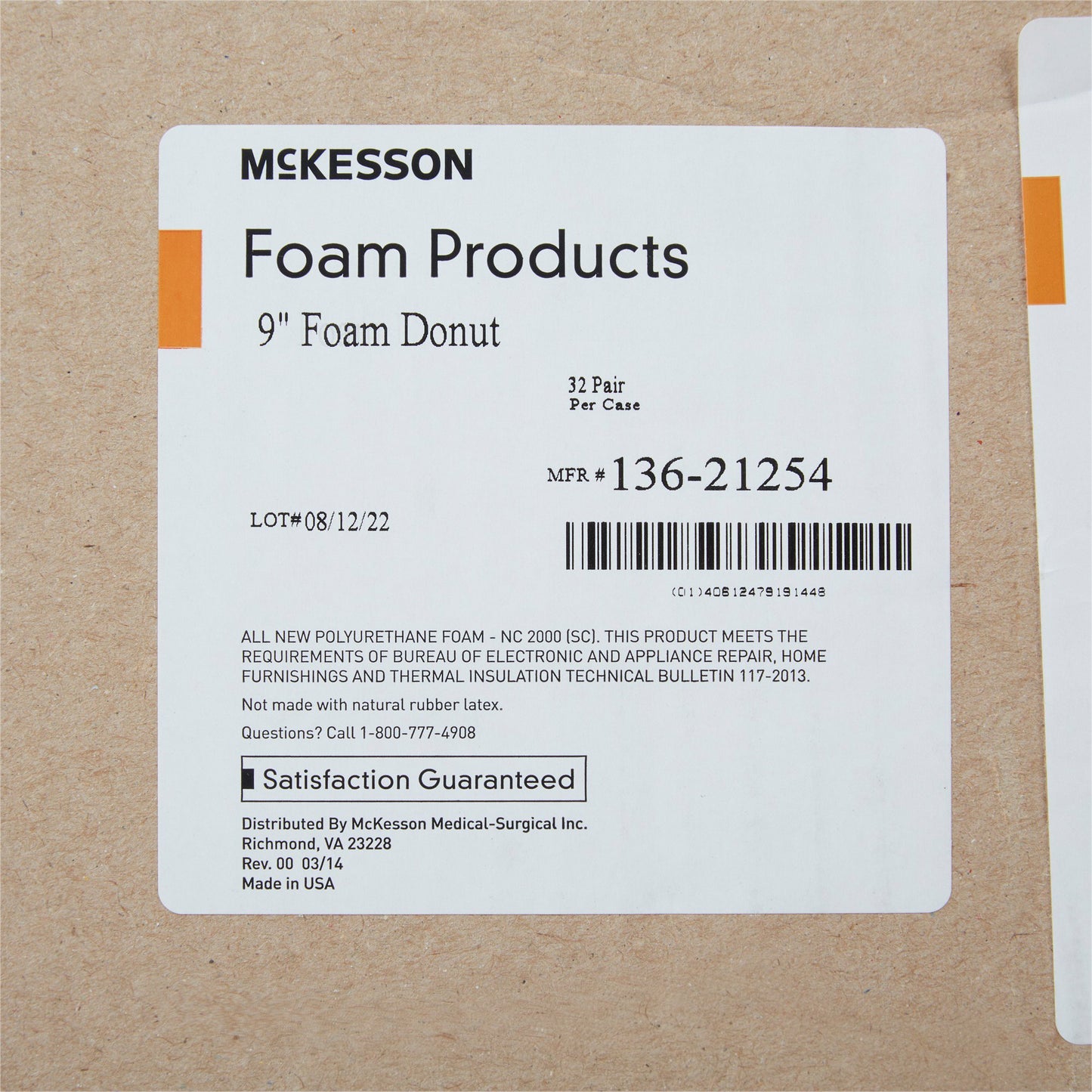 McKesson 136-21254  Doughnut Cushion
