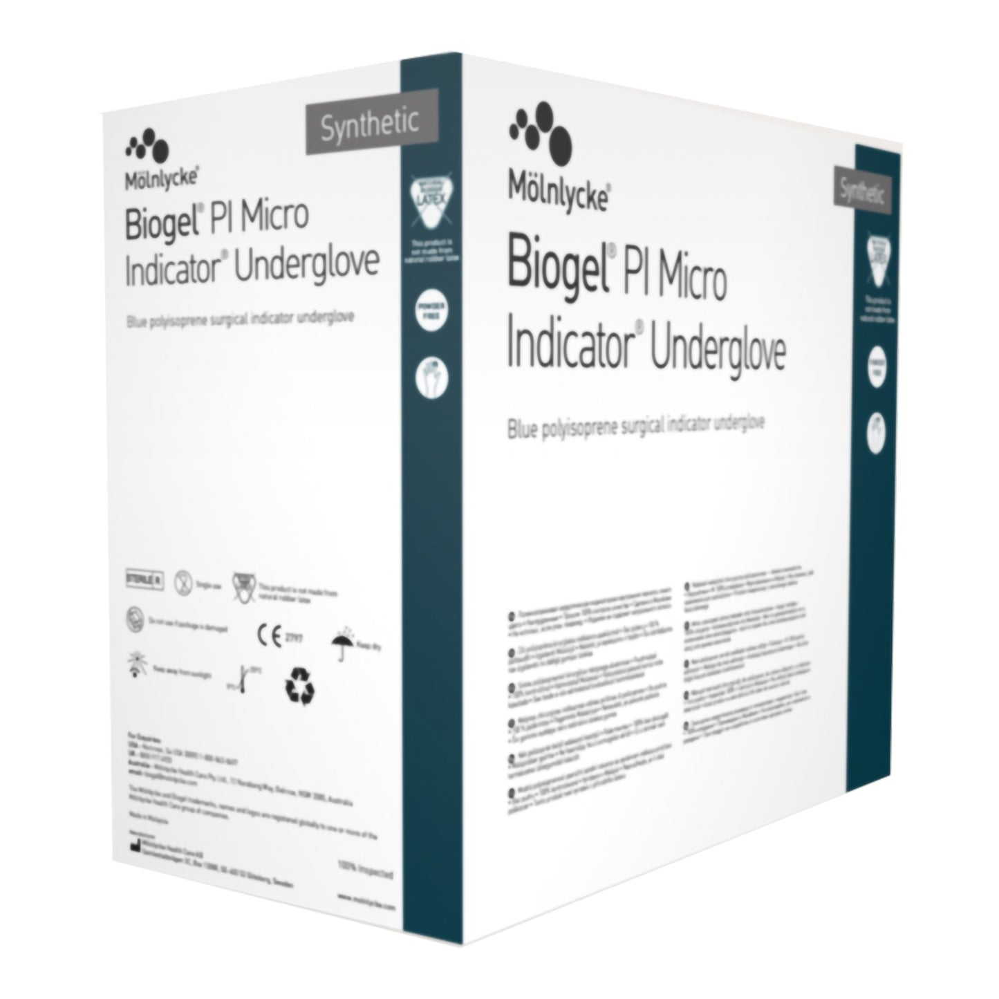 Biogel® PI Micro Indicator® Polyisoprene Surgical Underglove, Size 7, Blue