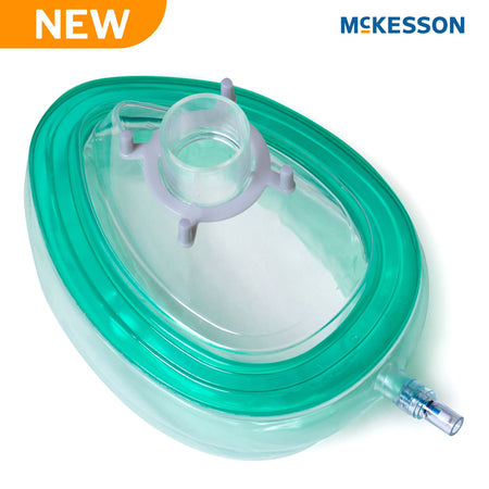 McKesson 710-GR Anesthesia Mask Elongated Style Adult Large Hook Ring