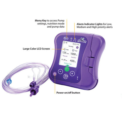 Enteral Feeding Pump PUGGLE™ 1 to 400 mL/h in 1 mL Increments NonSterile 1 to 9,999 mL in 1 mL Increments