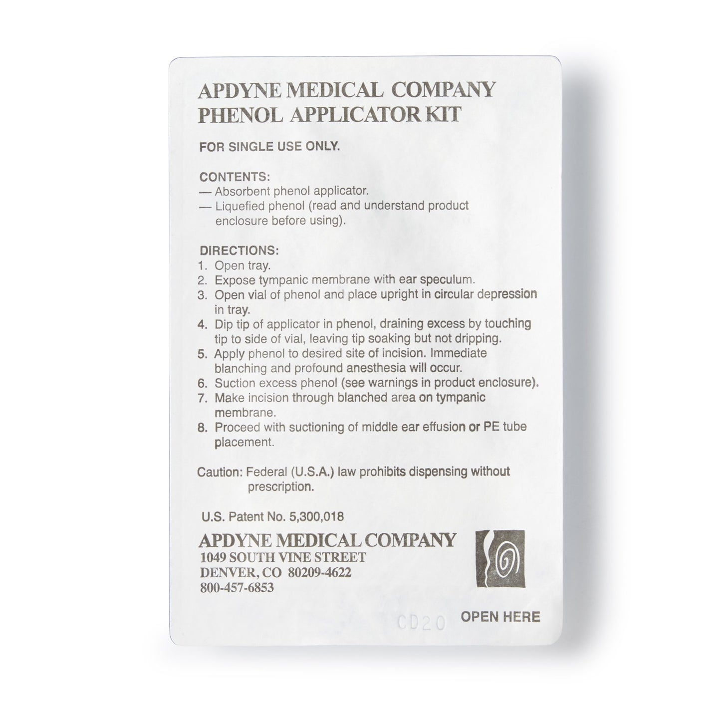 Apdyne Phenol Applicator Kit
