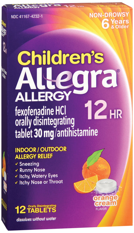 Sanofi 41167423201 Children's Allegra Fexofenadine Allergy Relief