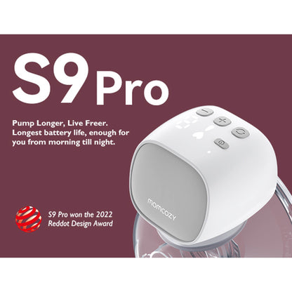 Hands Free Double Electric Breast Pump Momcozy S9 Pro-N