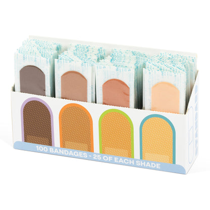 TruColour® Beige / Olive / Brown / Dark Brown Adhesive Strip, 1 x 3 Inch