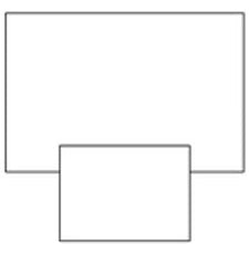 Table Cover 73-3/4 W X 110 L Inch / Skirt:60 X 44 Inch For Overhead Table