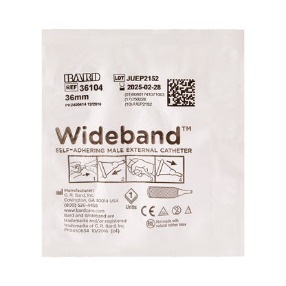 Bard Wide Band® Male External Catheter, Large