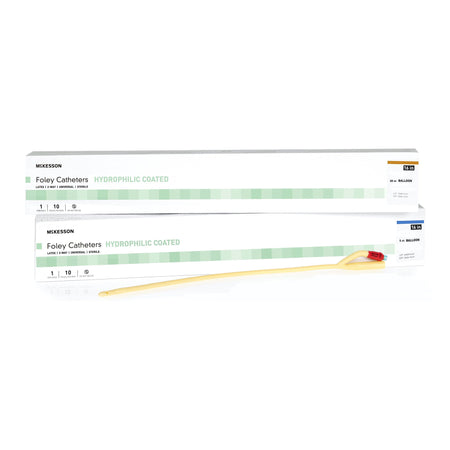 McKesson 16-LFOL514 Foley Catheter, 14 Fr., 16 Inch, Standard Tip