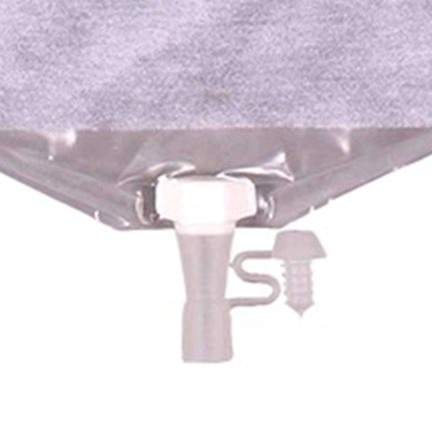 Assura® Deep Convex 1-Piece Transparent Urostomy Pouch, 22mm Stoma