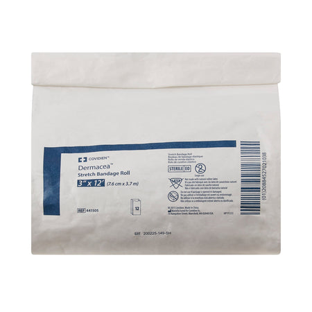 Cardinal 441505 Dermacea Sterile Conforming Bandage, 3 Inch x 4 Yard, 1-Ply