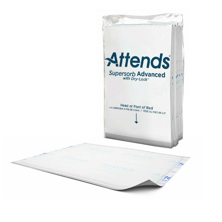 Attends 1197060 Supersorb Advanced Underpads with Dry-Lock