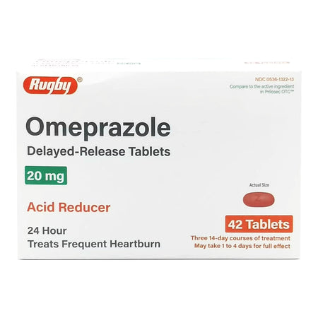 Major Pharmaceuticals 536132213 Omeprazole Magnesium 20 mg Tablet 42 Tablets