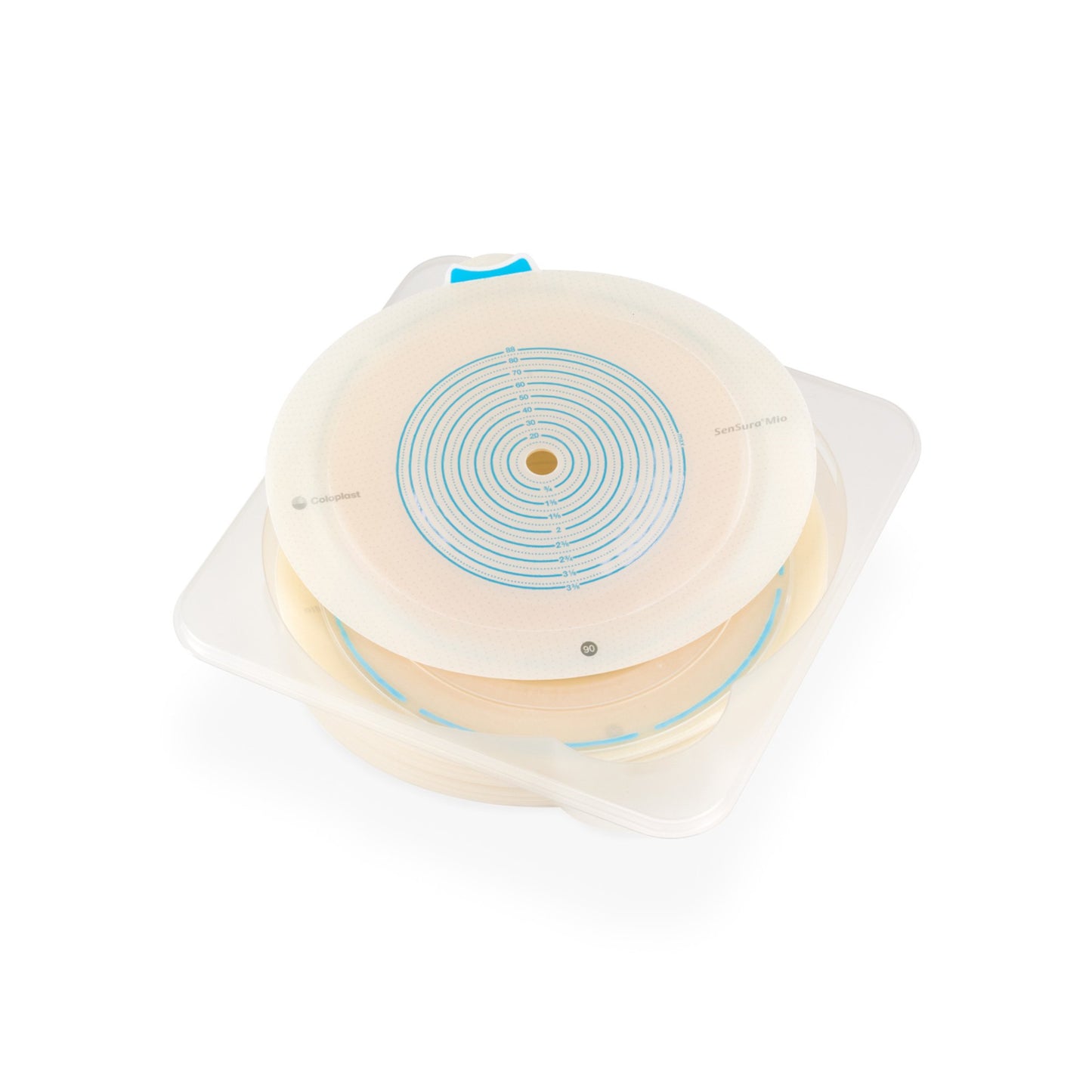 Ostomy Barrier SenSura® Mio Flex Trim to Fit, Standard Wear Elastic Adhesive 3/8 to 3-1/2 Inch