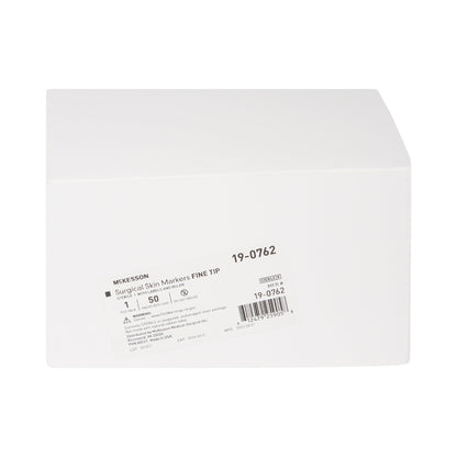 Skin Marker with Ruler and Labels McKesson Gentian Violet Ink Sterile Full Size Fine Tip