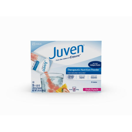 Abbott Nutrition 66694 Juven Fruit Punch Therapeutic Nutrition Powder for Wound Healing