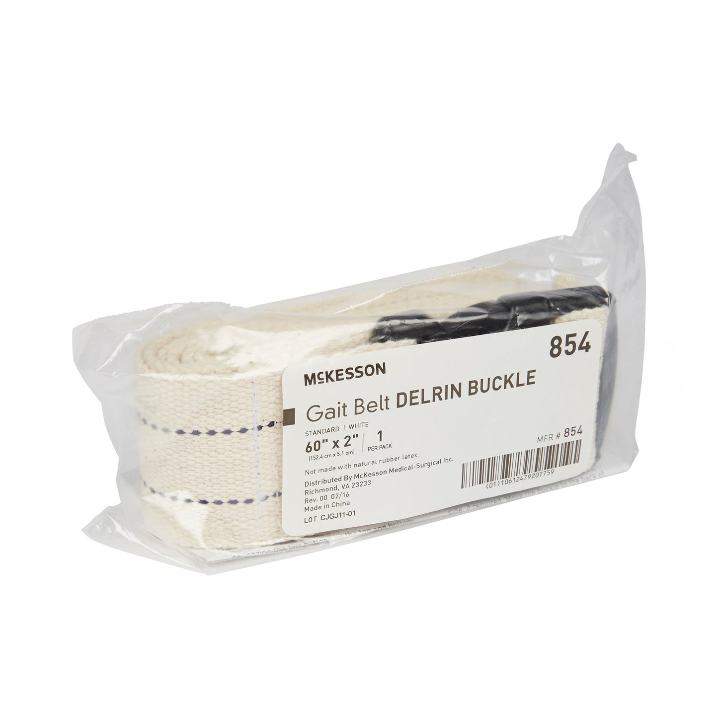 McKesson White Gait Belt, 60 Inch